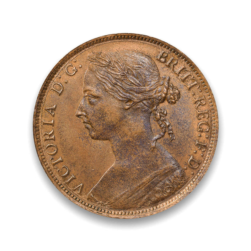 Great Britain Penny 1887 AU-50