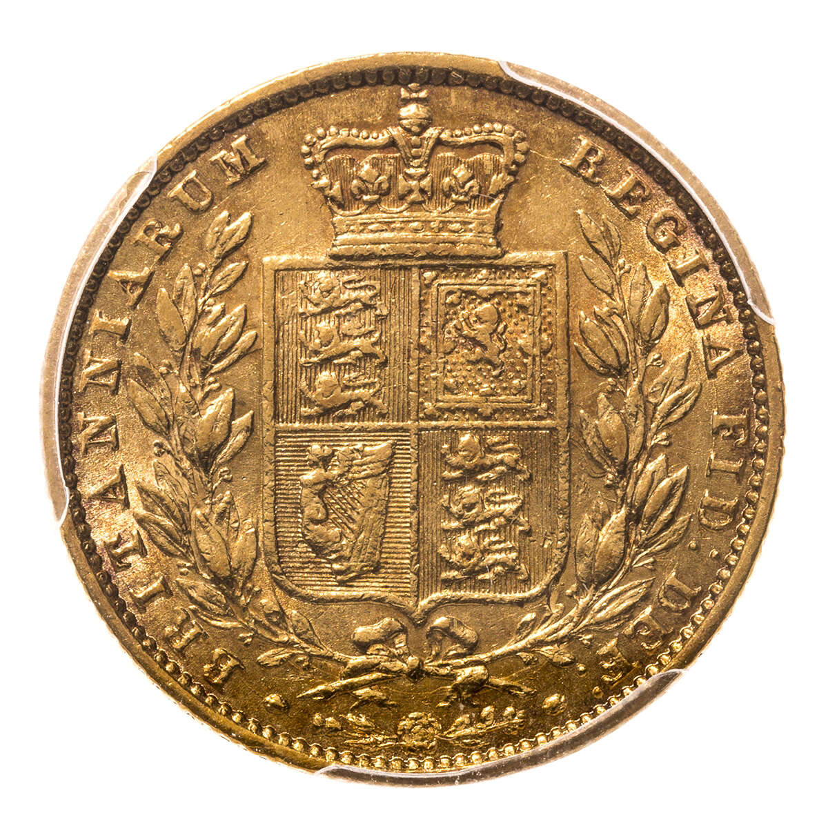 Great Britain Sovereign 1857 AU-53 PCGS