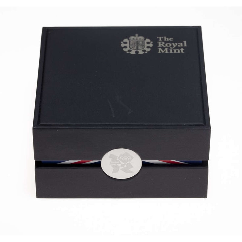 Great Britain 2012 5 Pounds Silver Piedfort Coin - Winners Podium, The Games have arrived