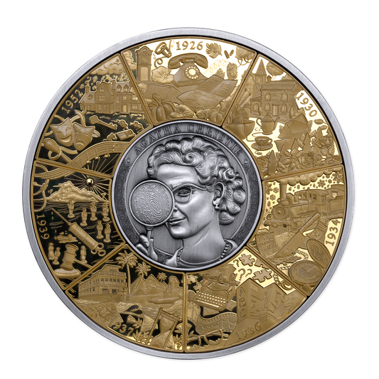 2026 $10 Agatha Christie - Pure Silver Puzzle Coin