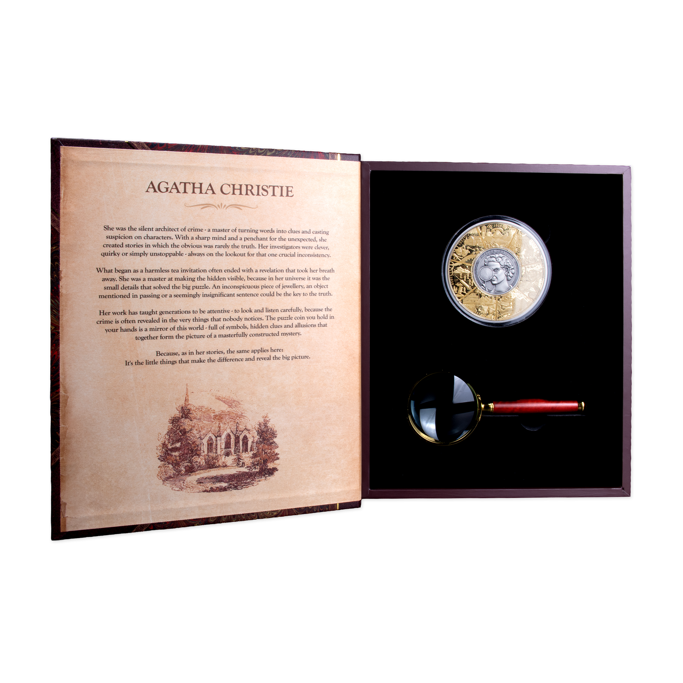 2026 $10 Agatha Christie - Pure Silver Puzzle Coin