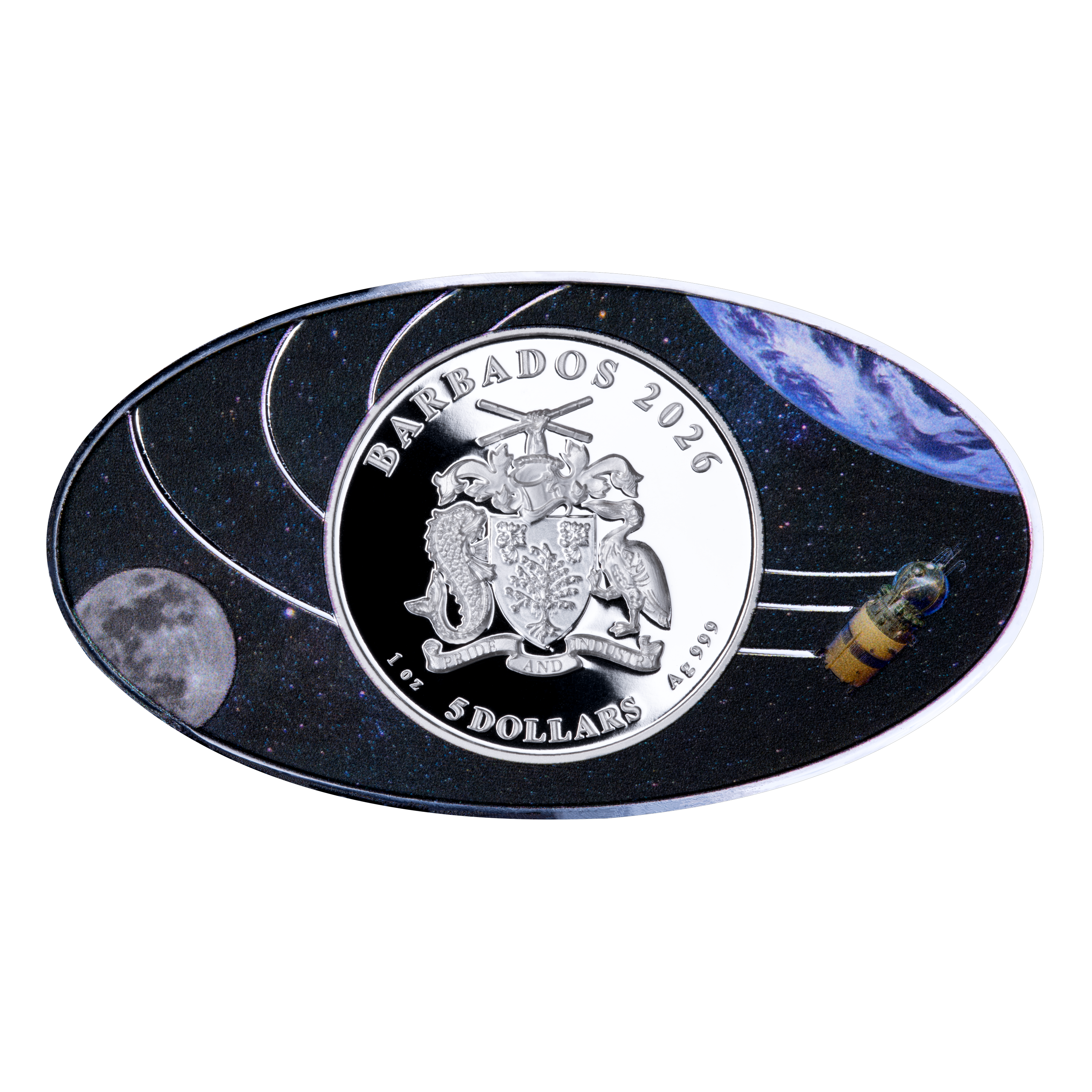 2026 $5 Beyond Earth - Pure Silver Coin