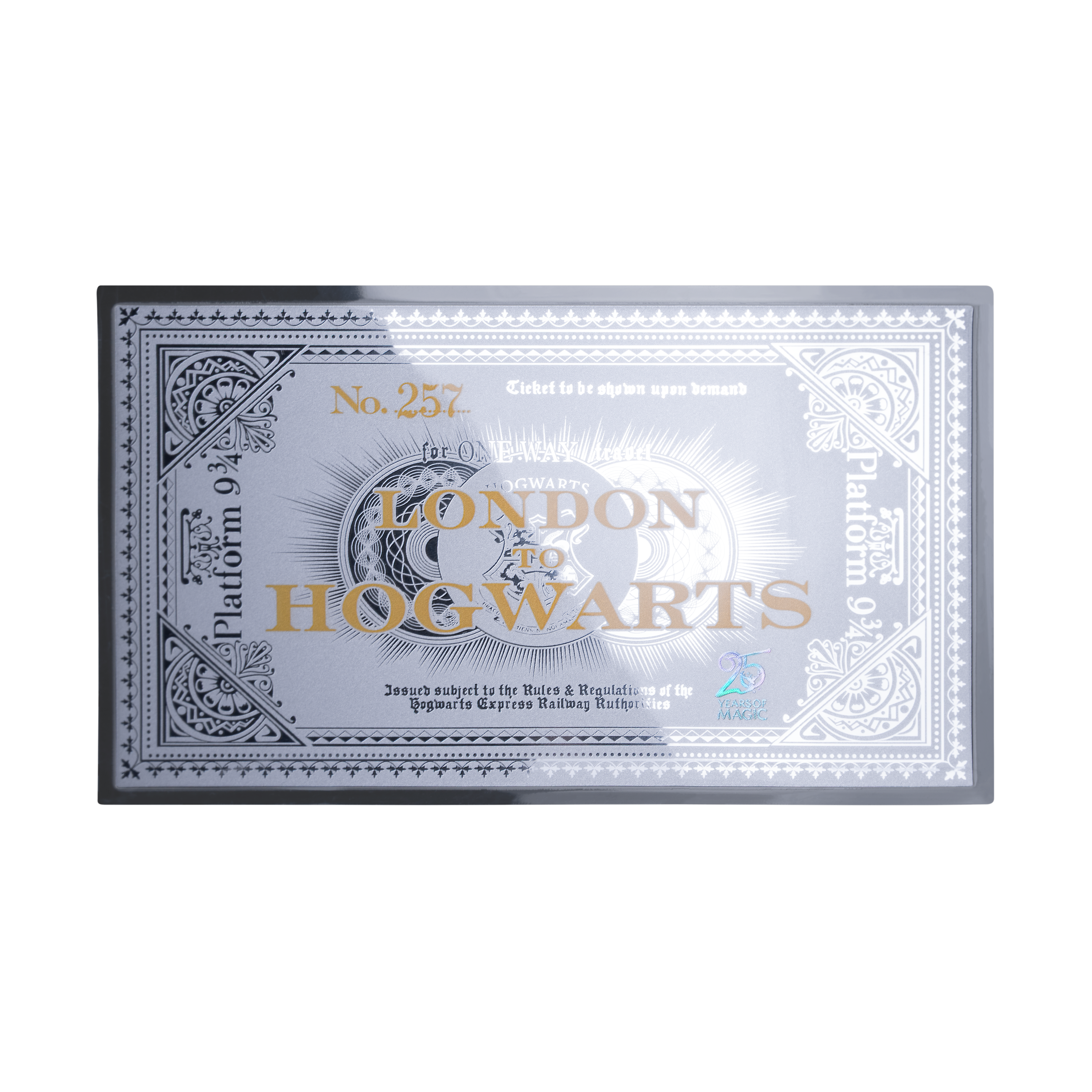 2026 $1 Harry Potter Hogwarts Express Pure Silver Ticket