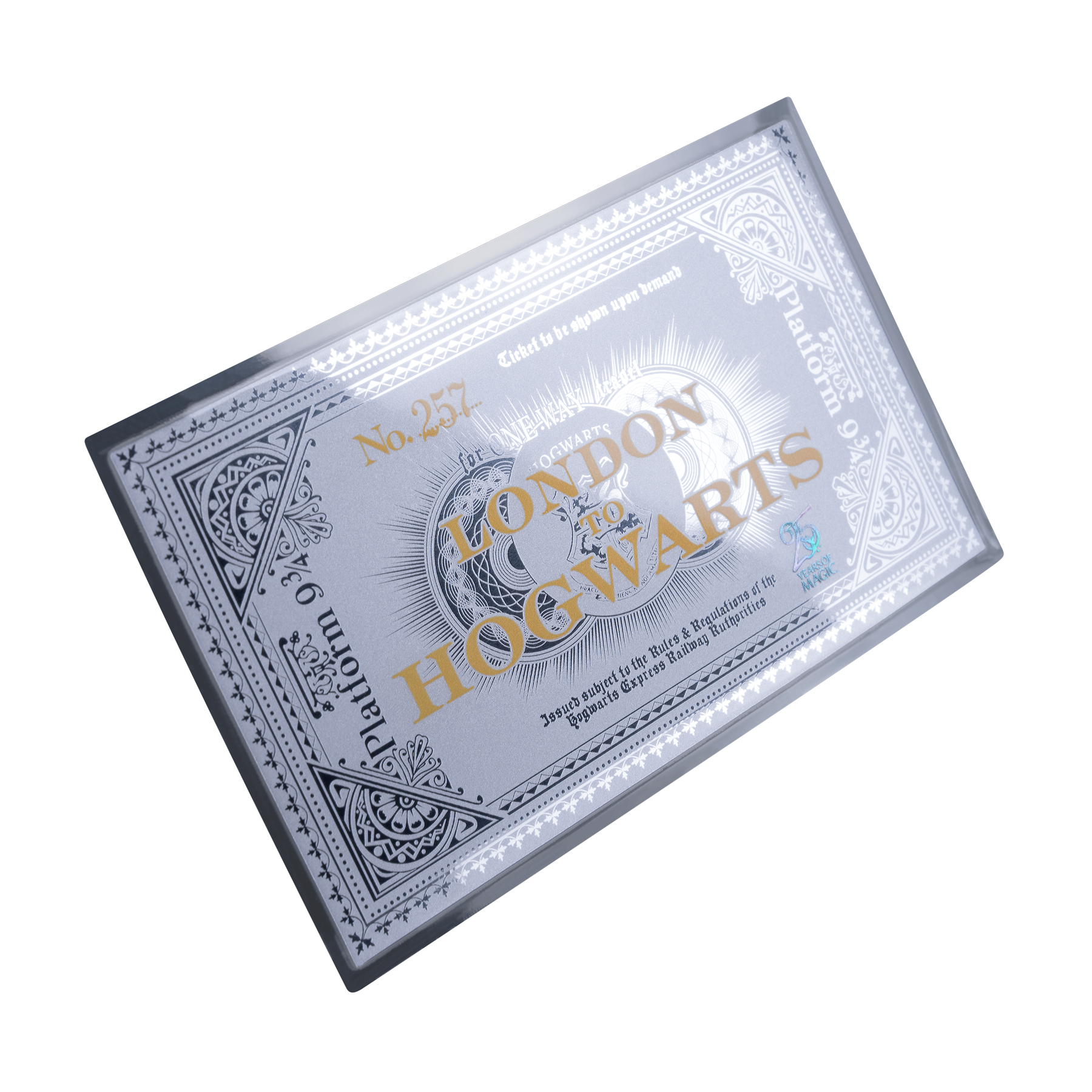 2026 $1 Harry Potter Hogwarts Express Pure Silver Ticket
