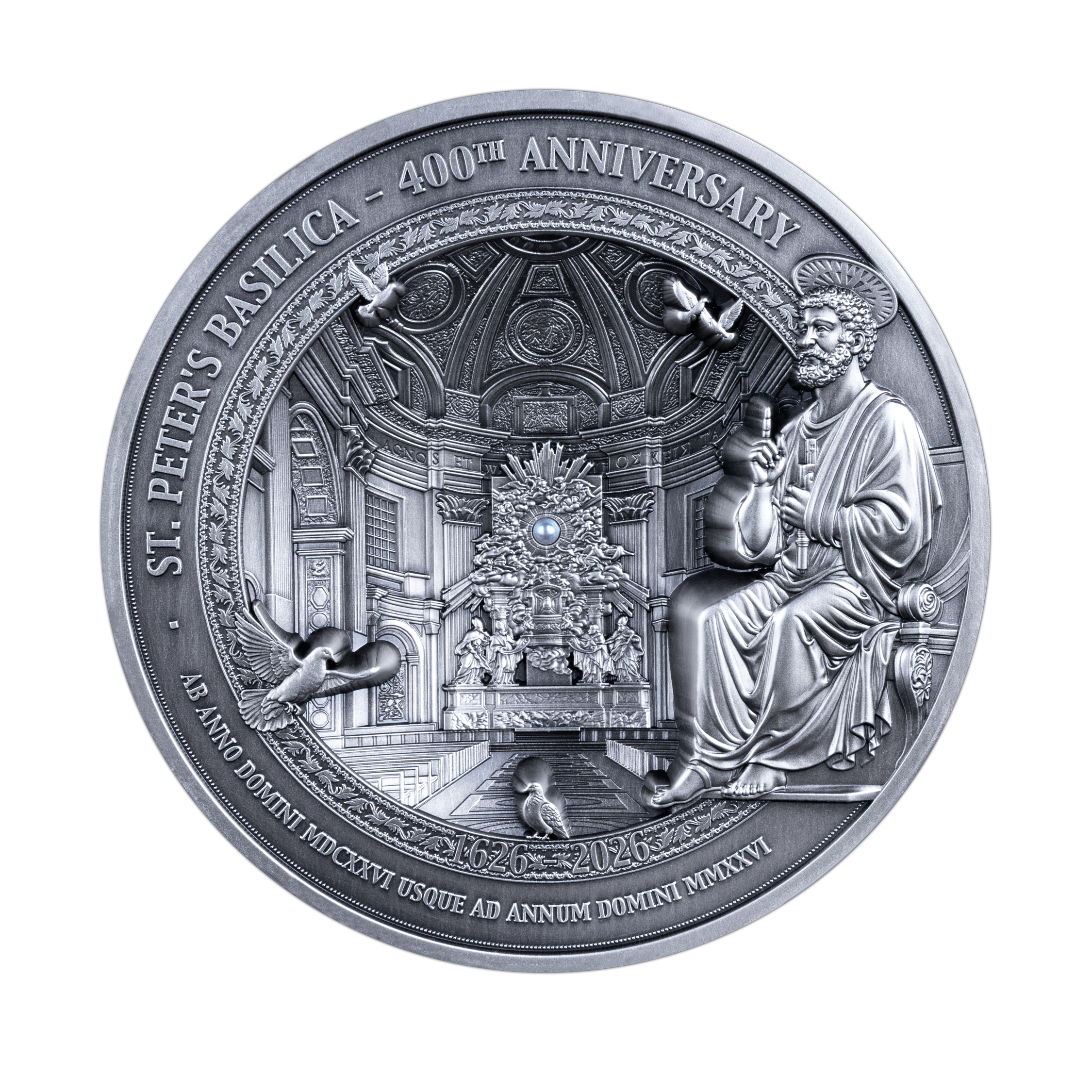 2026 $10 400th Anniversary of St. Peter's Basilica - Pure Silver Coin