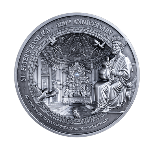 2026 $10 400th Anniversary of St. Peter's Basilica - Pure Silver Coin