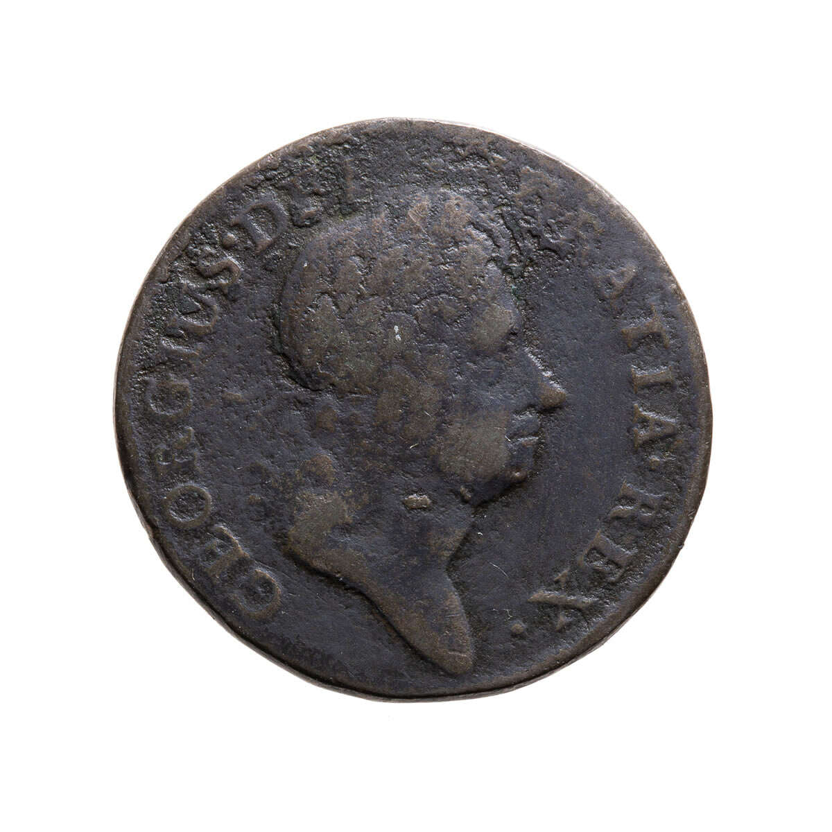 Ireland 1723 -  1/2 Penny No dot before Hibernia