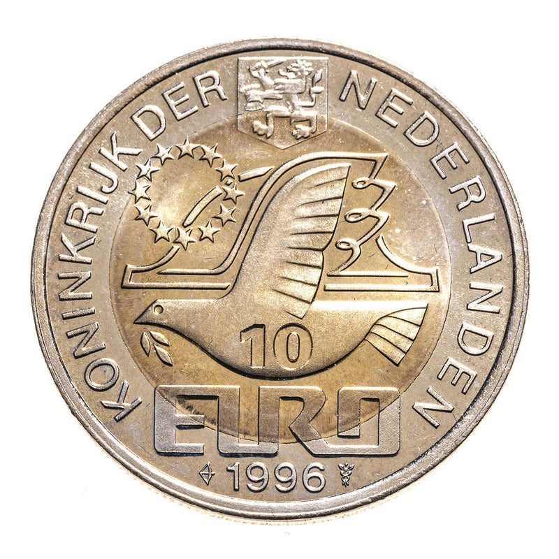 Netherlands 1996 -  10 Euro Beatrix William Barentsz MS-63