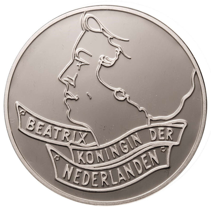 Netherlands 1993 50 Gulden Silver Proof Coin - Maastricht Treaty