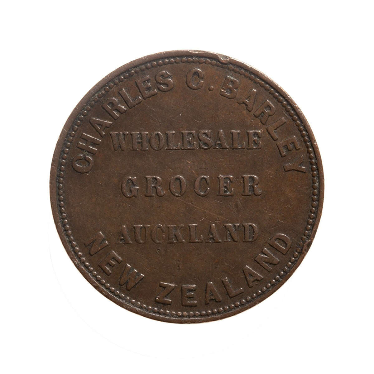 New Zealand Penny 1858 VF-30