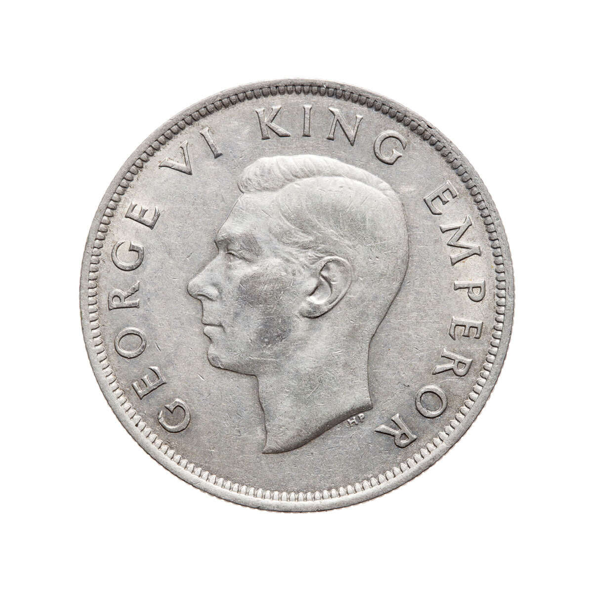 New Zealand 1/2 Crown 1943 EF-45