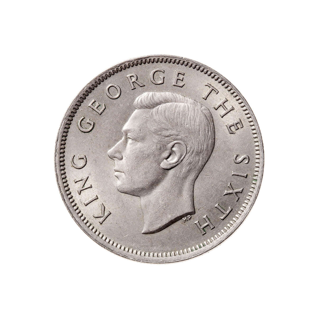 New Zealand Florin 1949 George VI EF-45