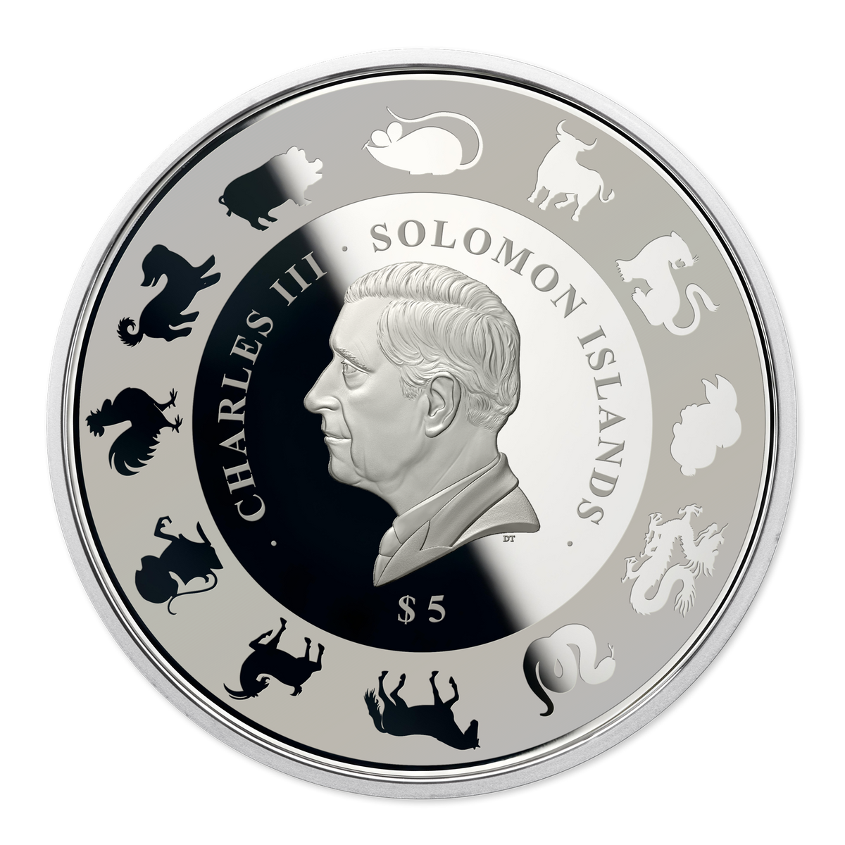 2027 $5 Year of the Goat - Pure Silver Coin with Pearl
