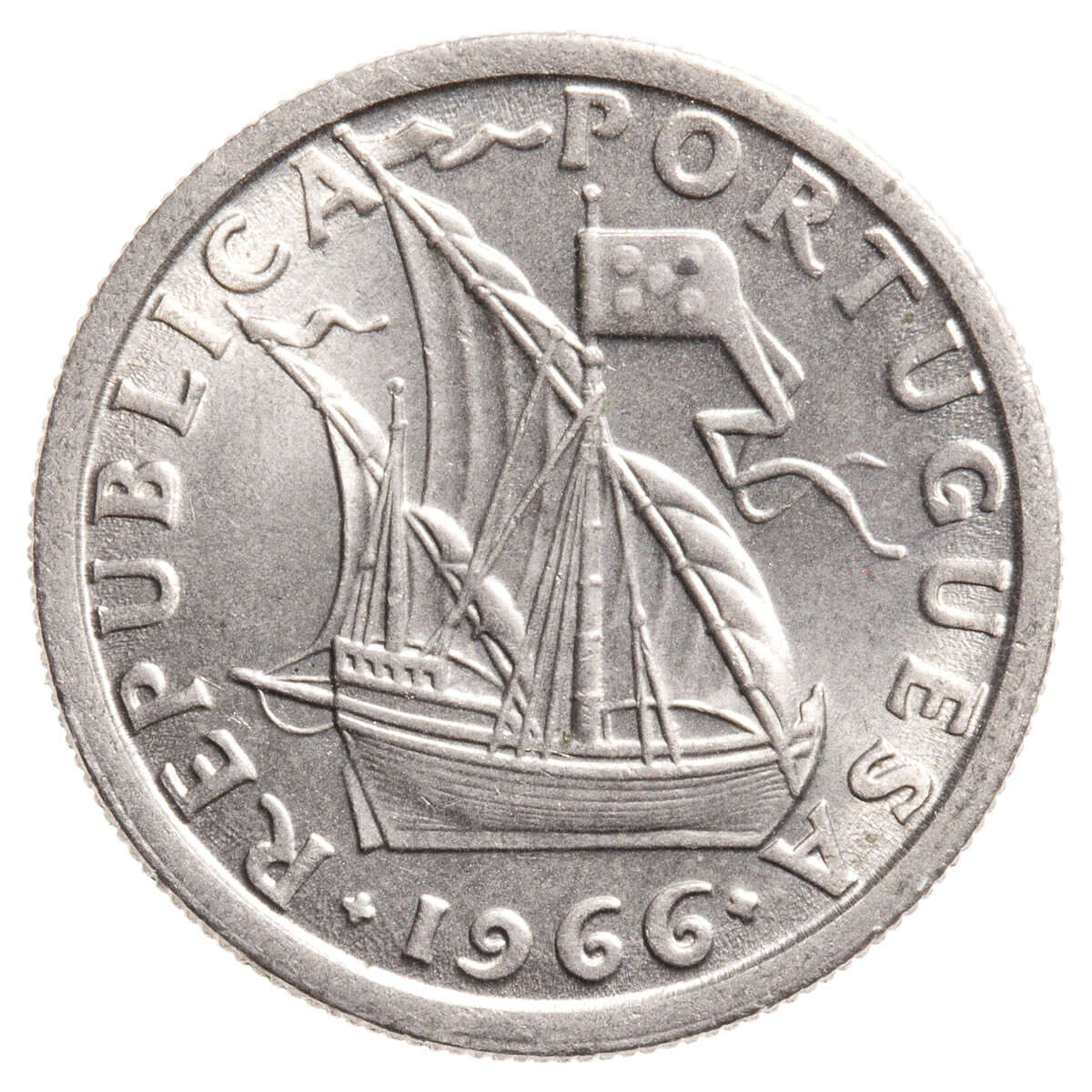 Portugal 2 1/2 Escudos 1966 MS-60