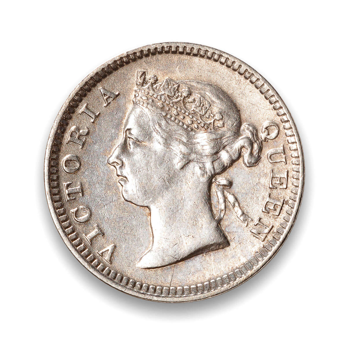 Straits Settlements 5 Cents 1900 EF-40