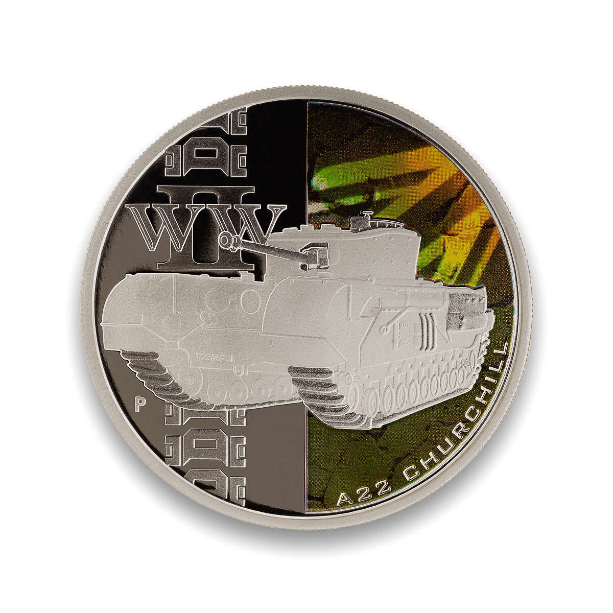 Tuvalu 2010 1 Dollar Fine Silver Proof Set - Tanks of World War II