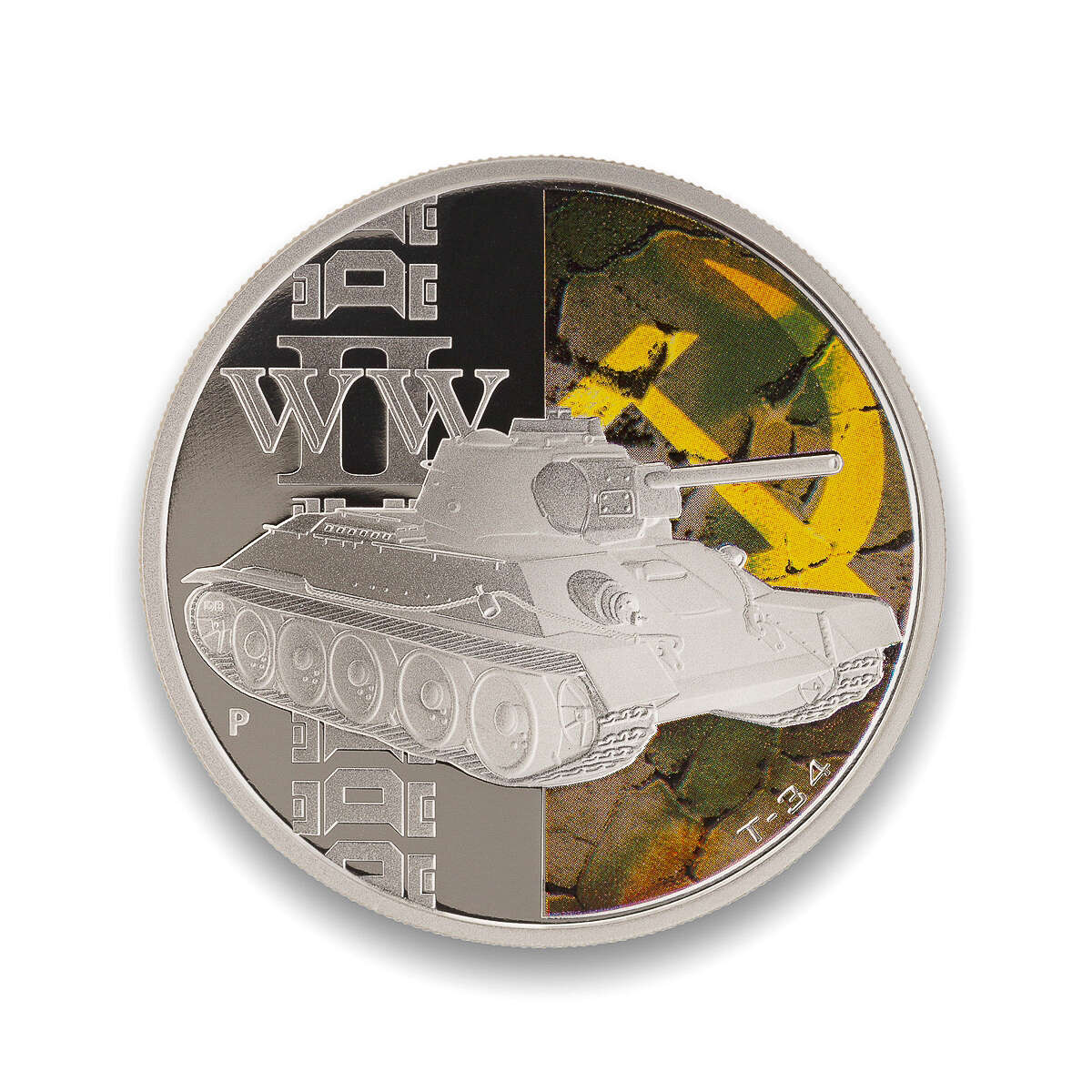 Tuvalu 2010 1 Dollar Fine Silver Proof Set - Tanks of World War II