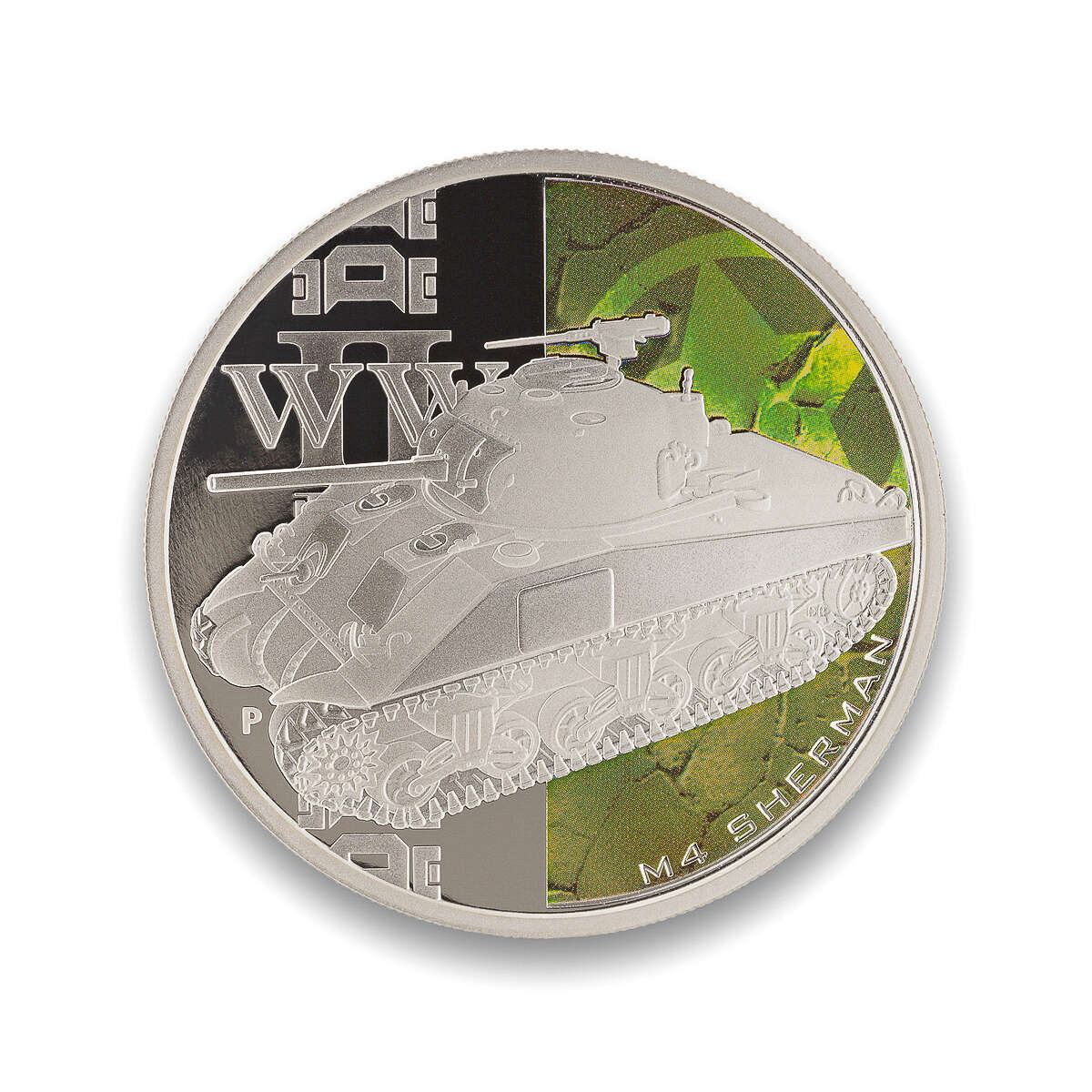 Tuvalu 2010 1 Dollar Fine Silver Proof Set - Tanks of World War II