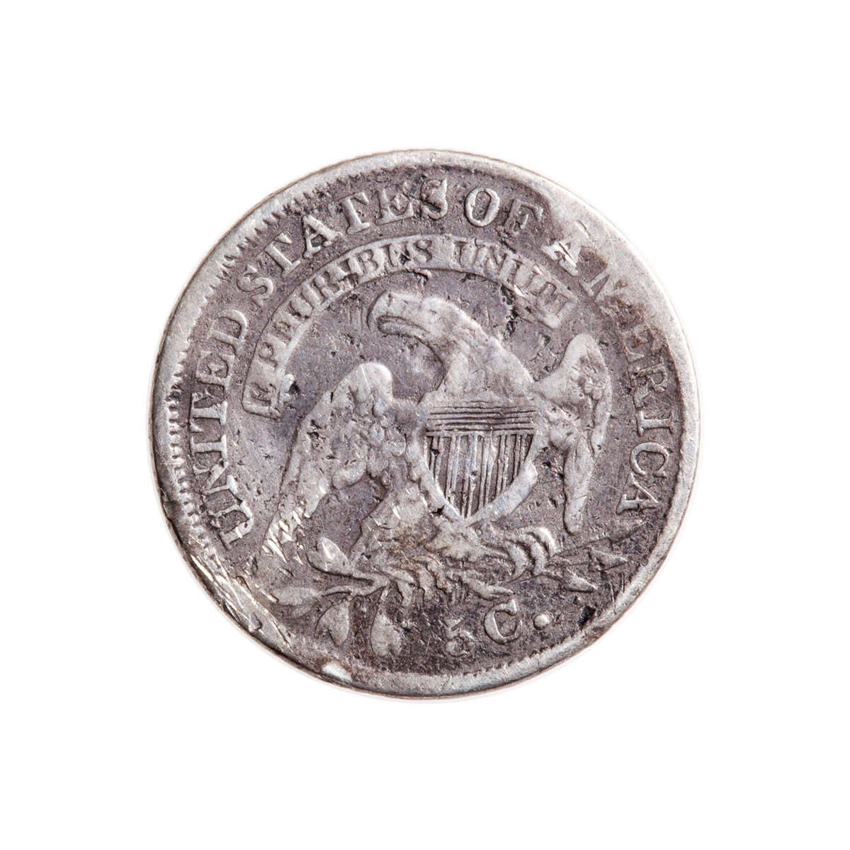 US Half Dime 1835 Small date, Small 5c F-12