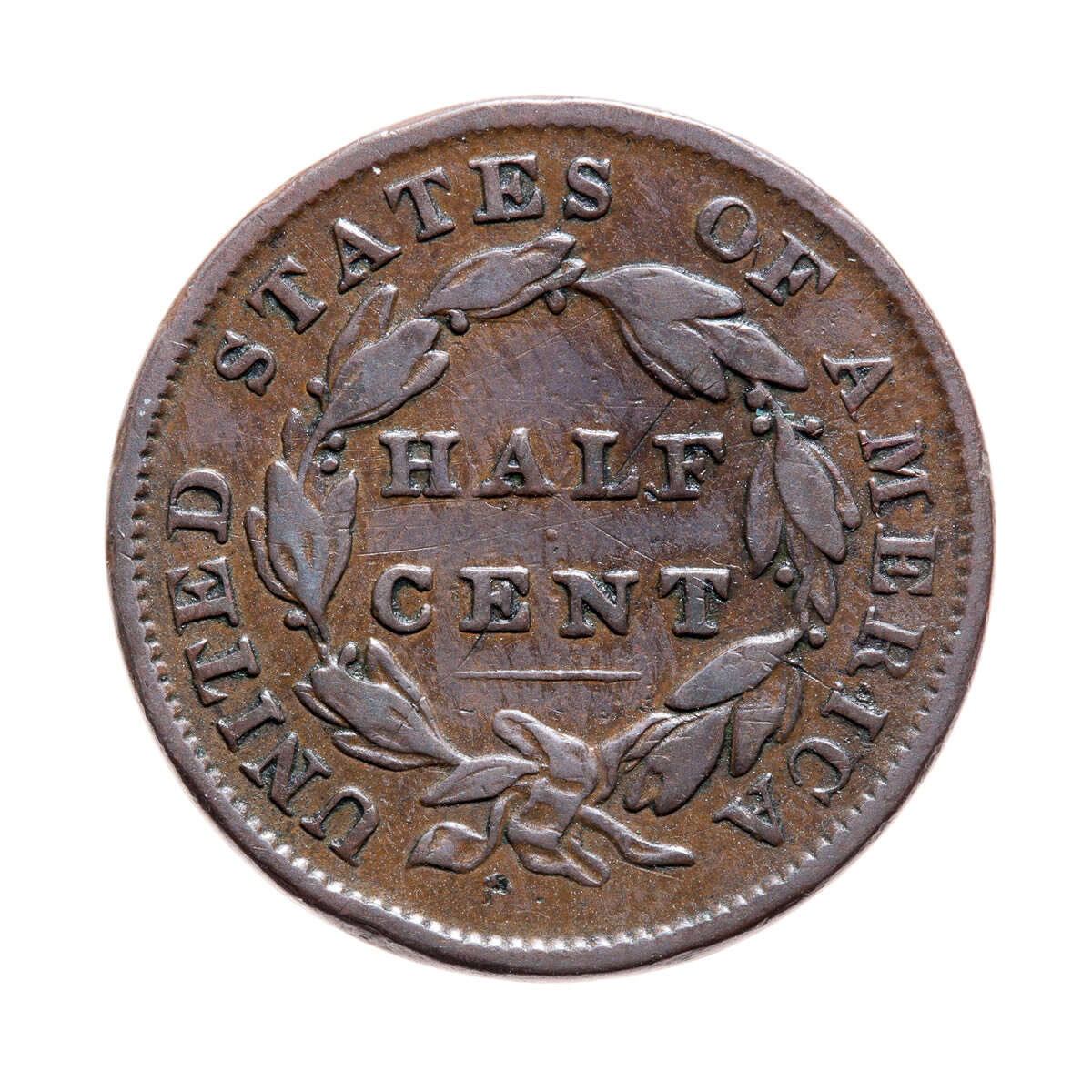 US Half Cent 1835 F-15