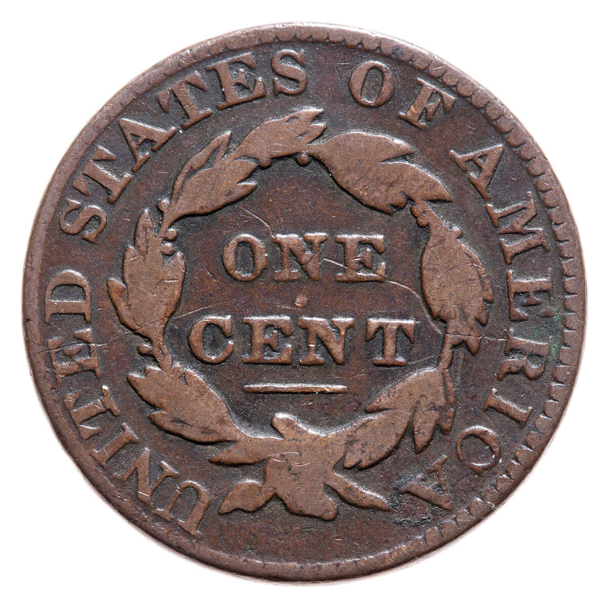 US 1 Cent 1827 VF-20