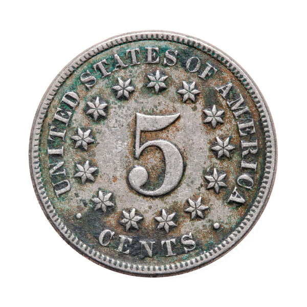 US 5 Cent 1874 Shield Nickel VF-20