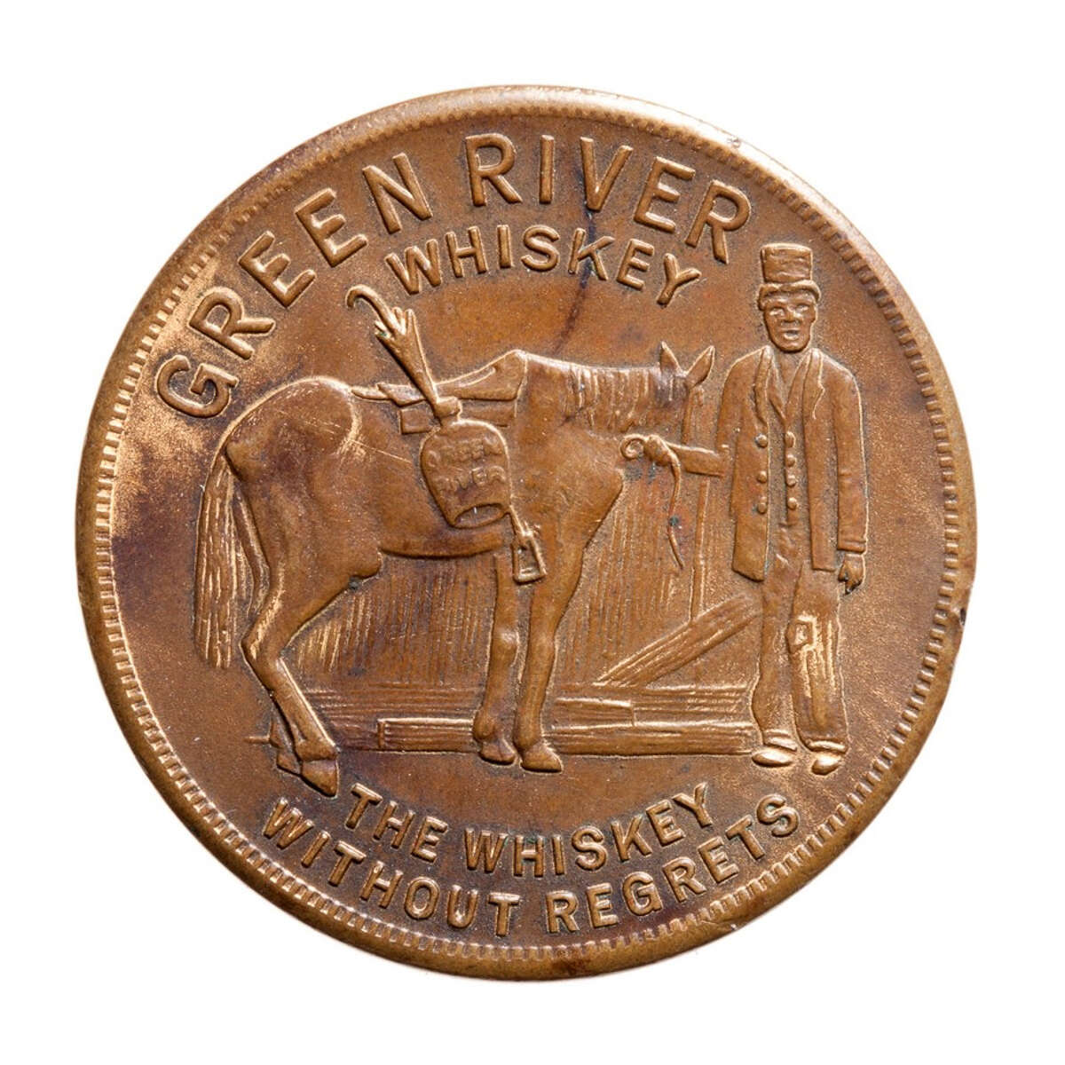 United States of America Green River Whiskey Token VF+