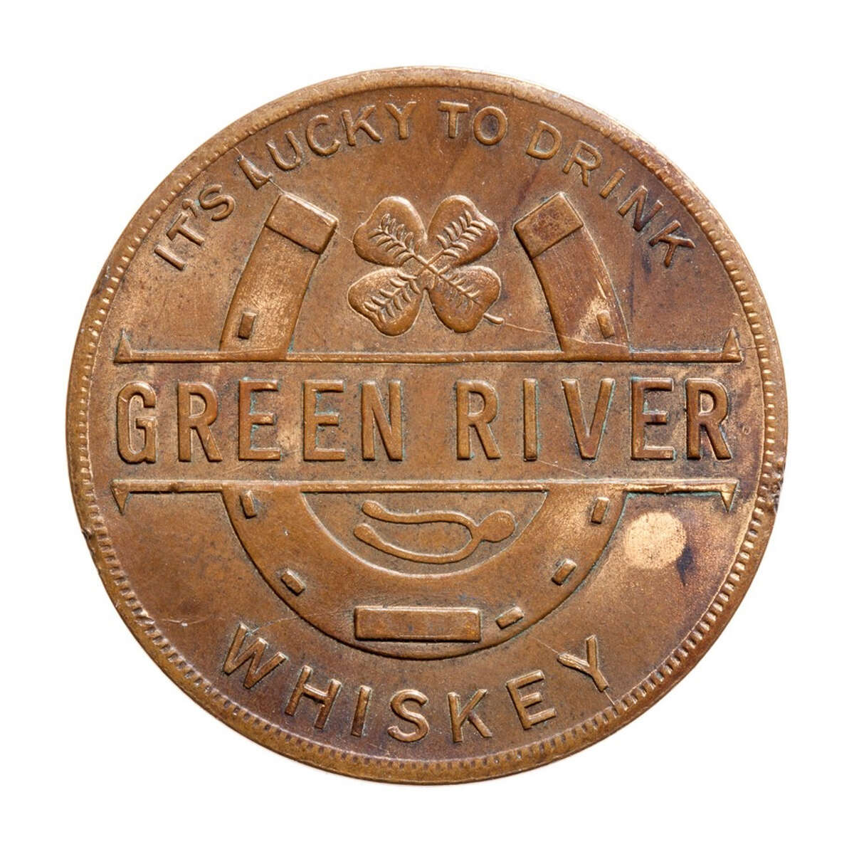 United States of America Green River Whiskey Token VF+