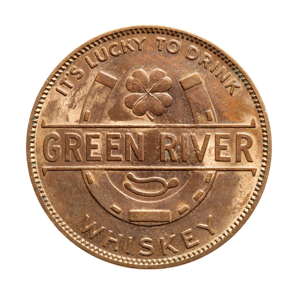 United States of America Green River Whiskey Token EF