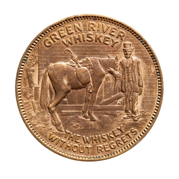 United States of America Green River Whiskey Token EF