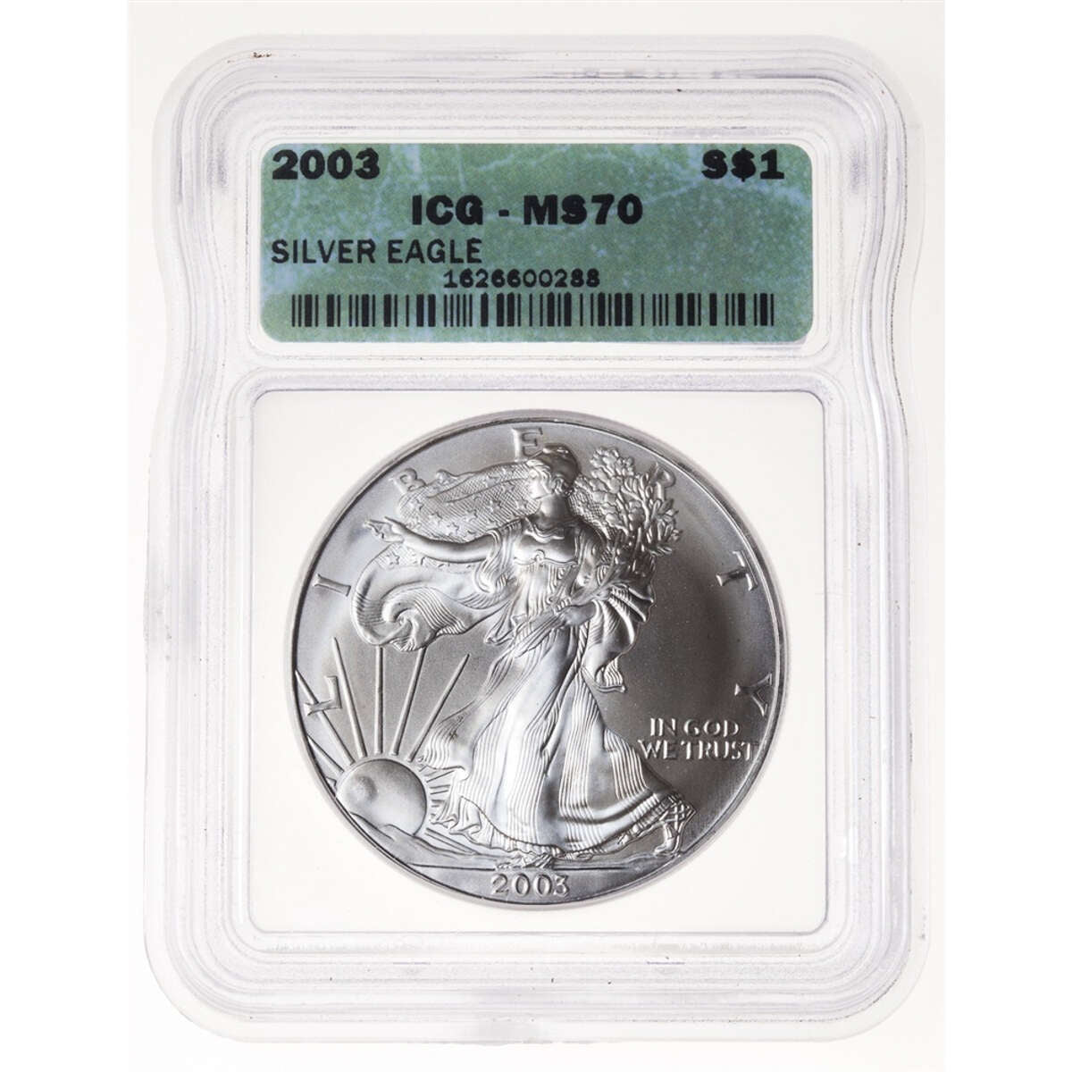 US 1 Dollar 2003 Silver Eagle ICG MS-67