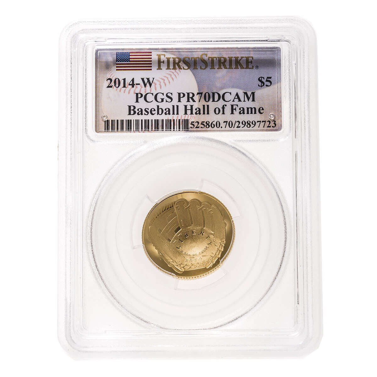 US 5 Dollar Gold 2014W DCAM PCGS PR-70