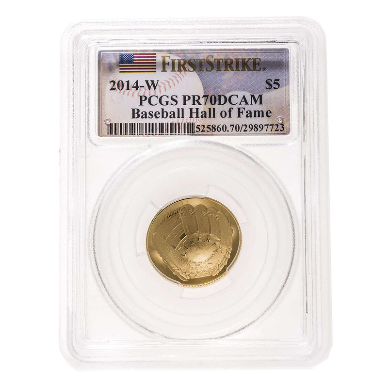 US 5 Dollar Gold 2014W DCAM PCGS PR-70