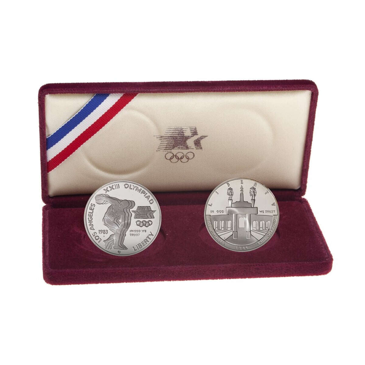 United States of America 1983 1 dollar Silver Set - Los Angeles Olympiad