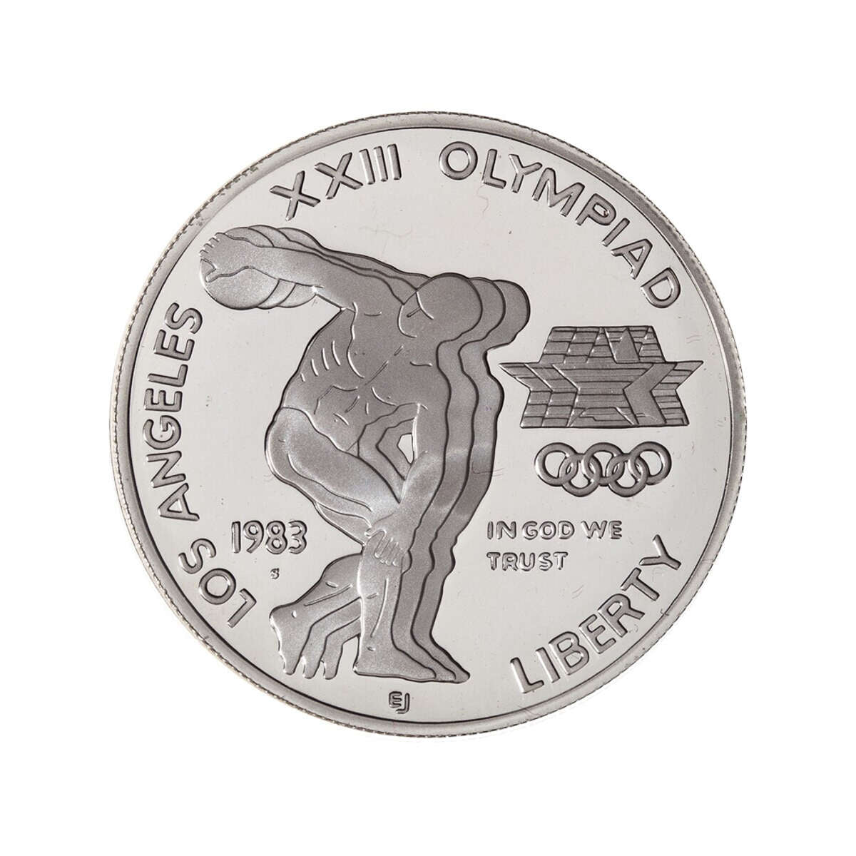 United States of America 1983 1 dollar Silver Set - Los Angeles Olympiad