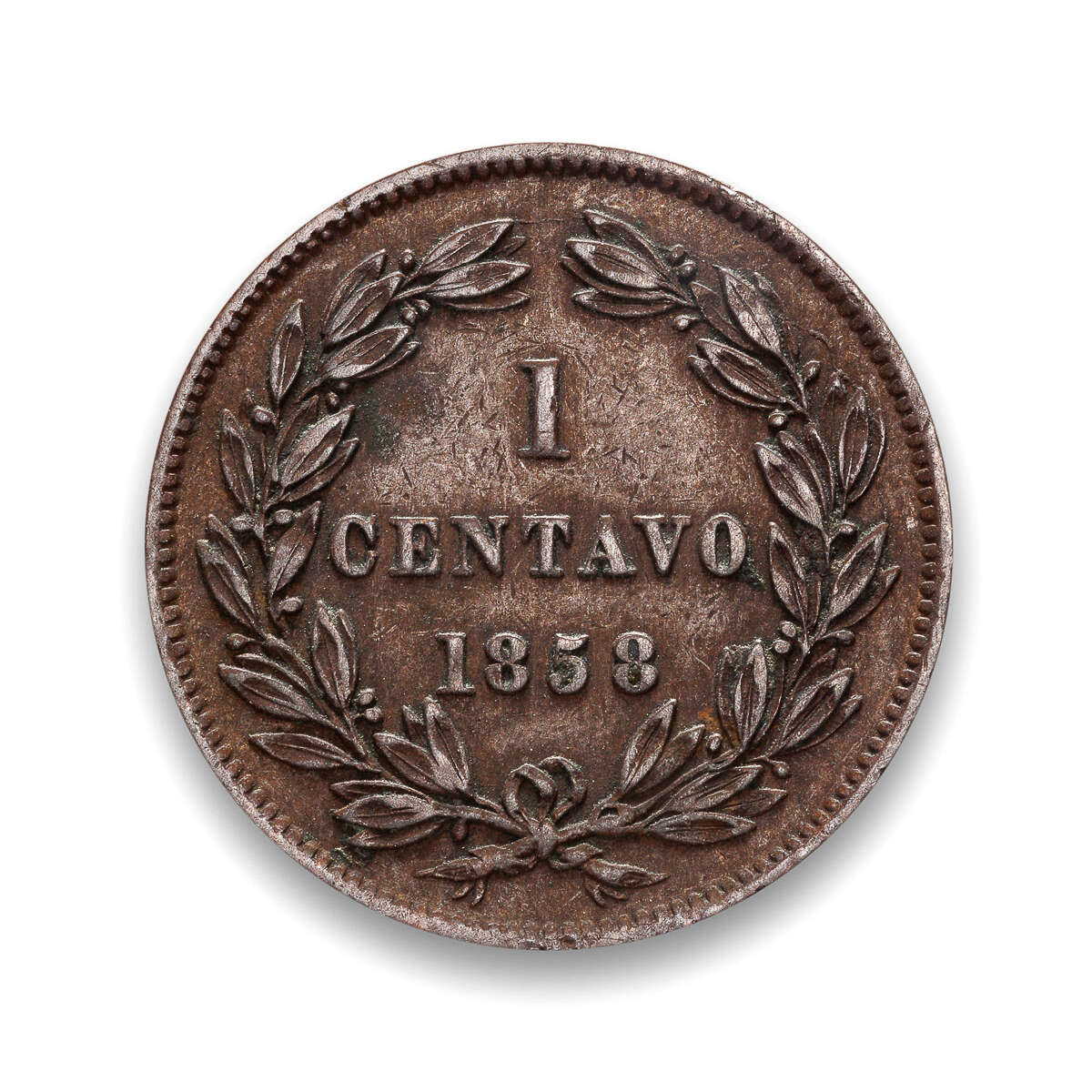 Venezuela Centavo 1858 VF-20