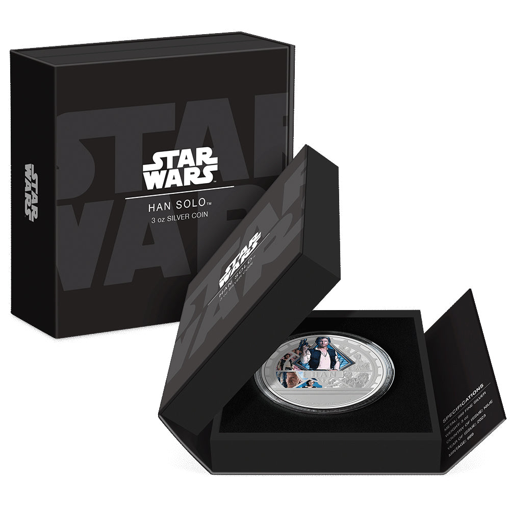 2023 $10 Star Wars: Han Solo - Pure Silver Coin