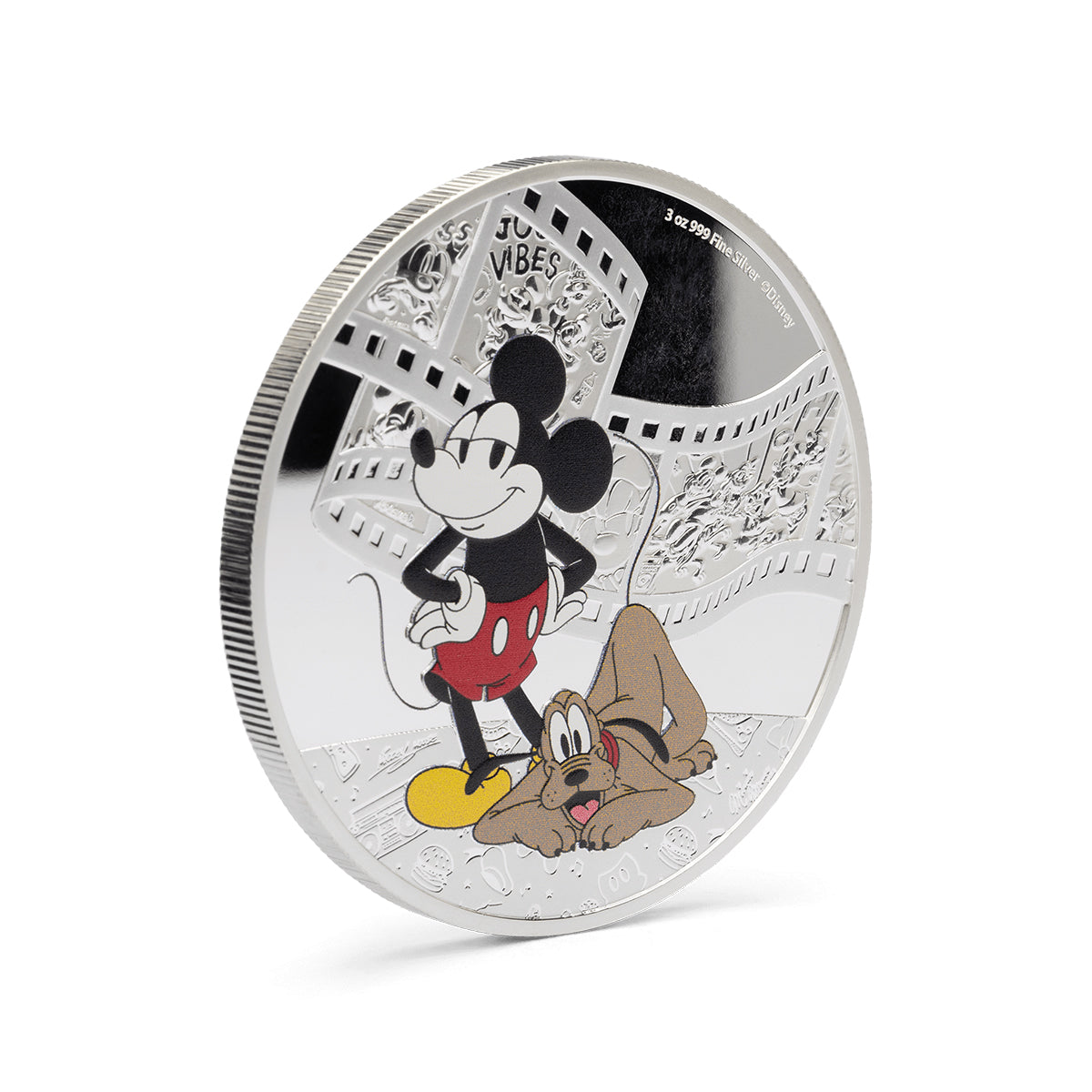 2023 $10 Disney Mickey & Pluto - Pure Silver Coin