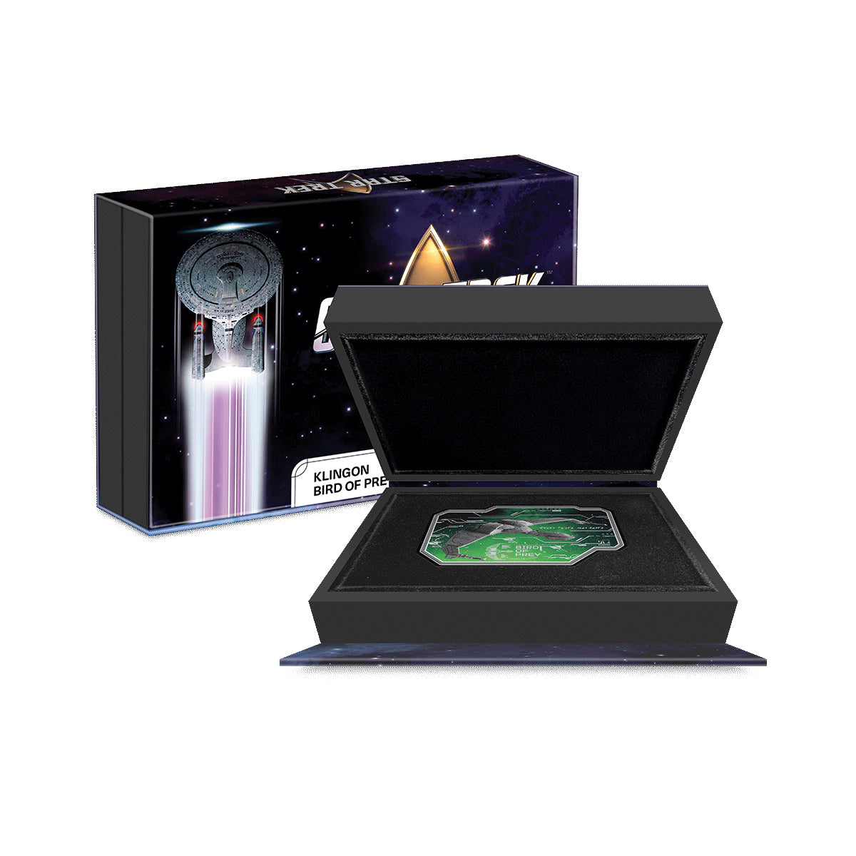 2024 $2 Star Trek Vehicles: Klingon Bird of Prey - Pure Silver Coin