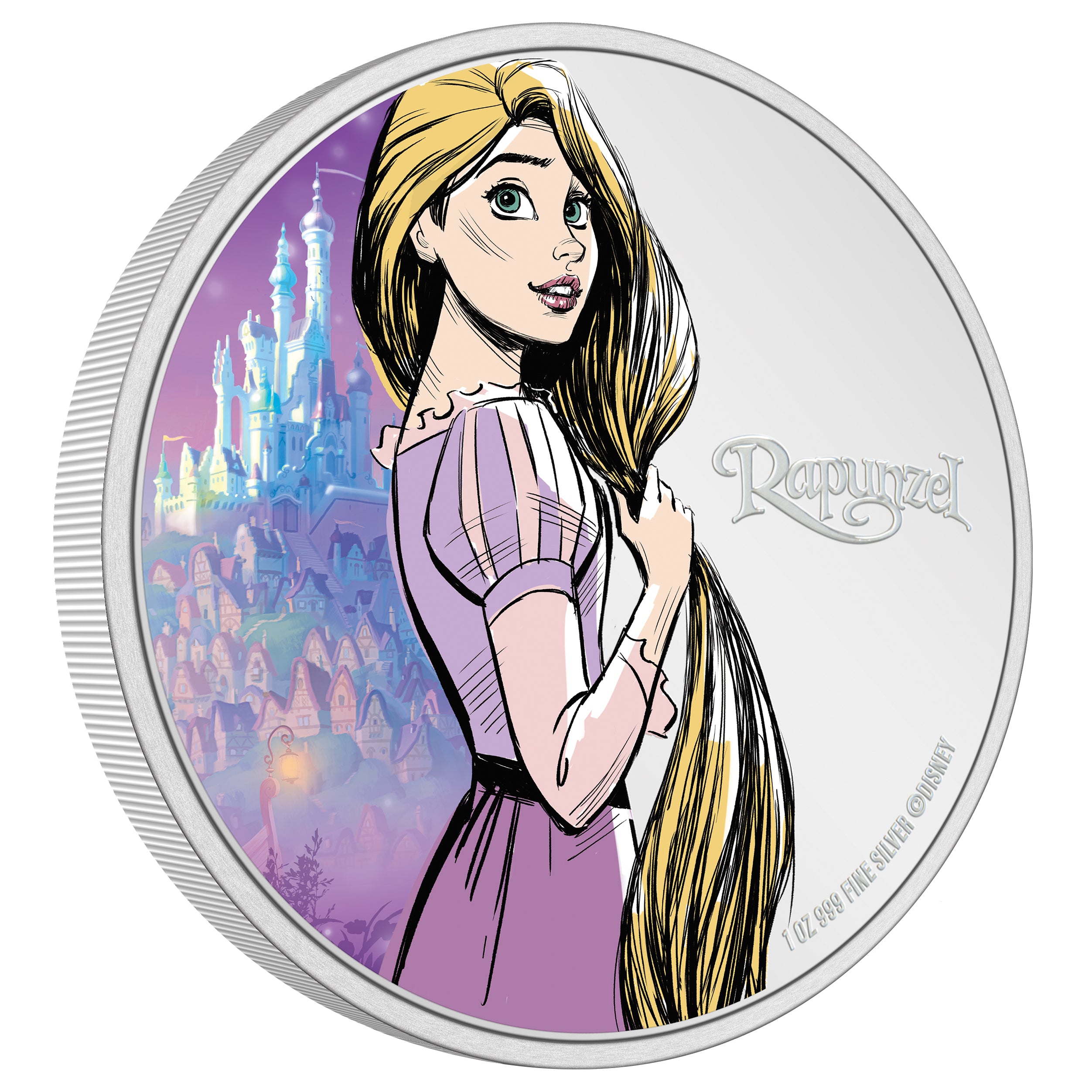 2024 $2 Disney Princess: Rapunzel - Pure Silver Coin