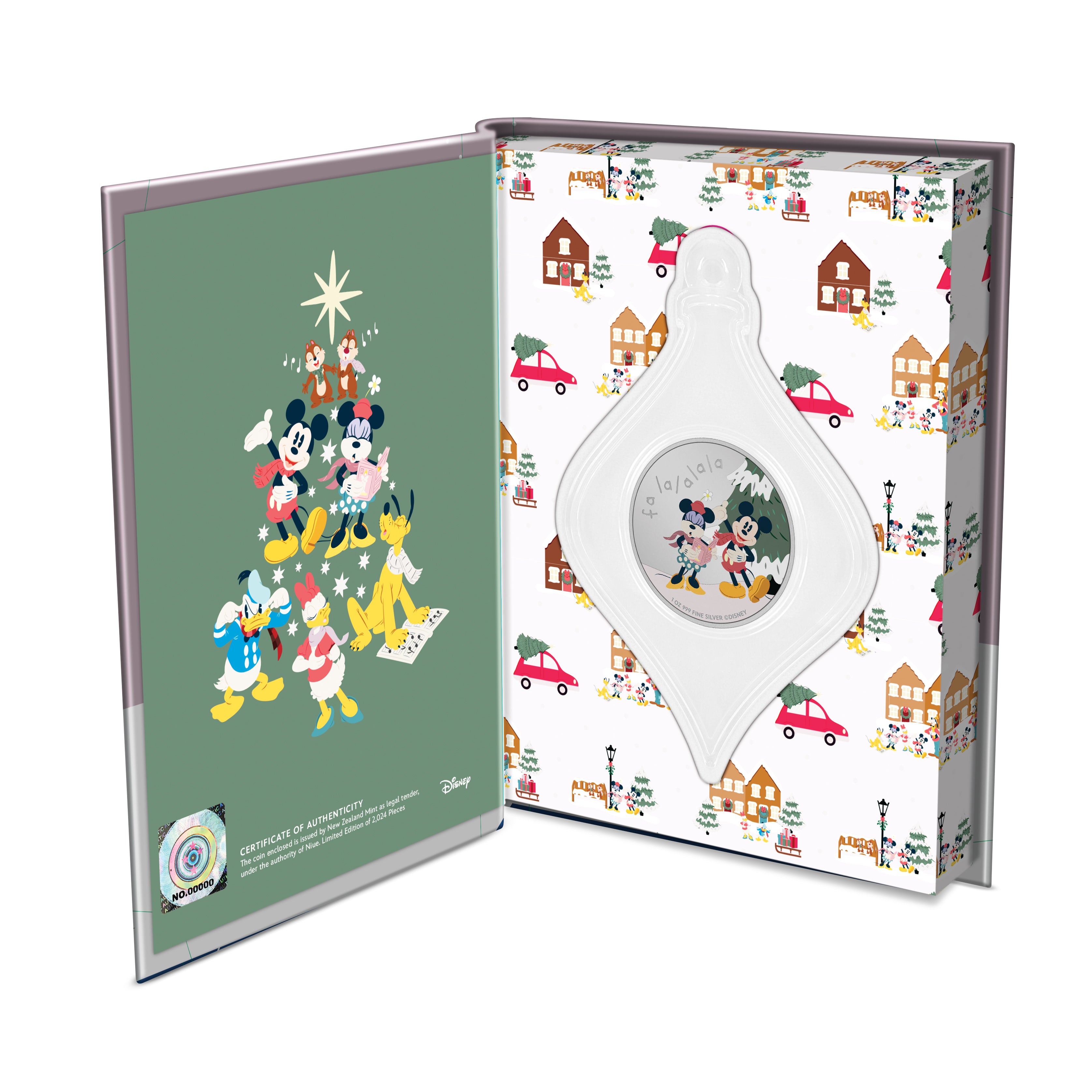 2024 $2 Season's Greetings: Merry Christmas - Pure Silver Coin