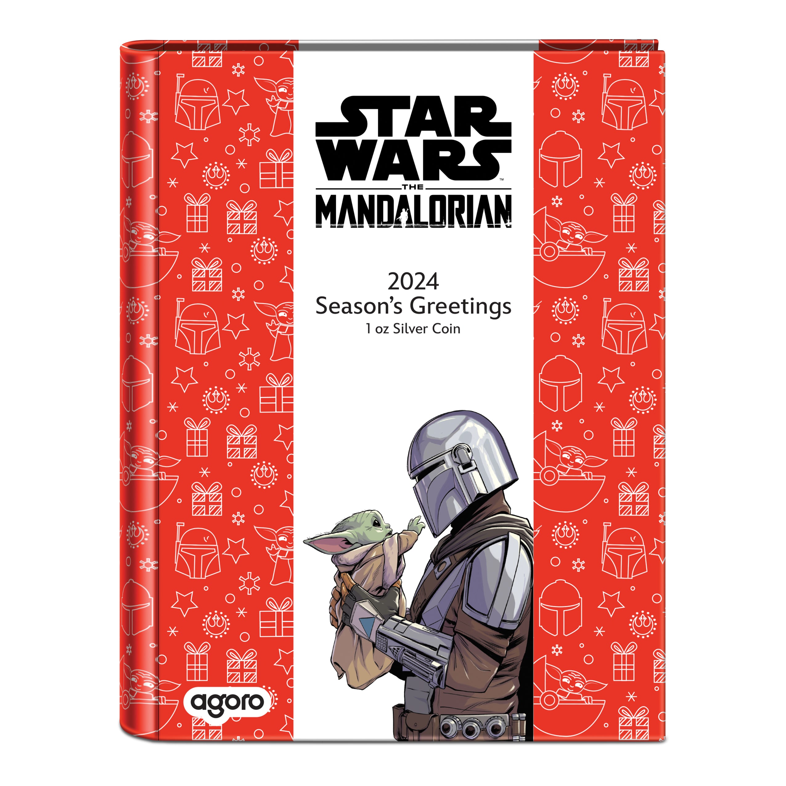 2024 $2 Season's Greetings: The Mandalorian - Pure Silver Coin