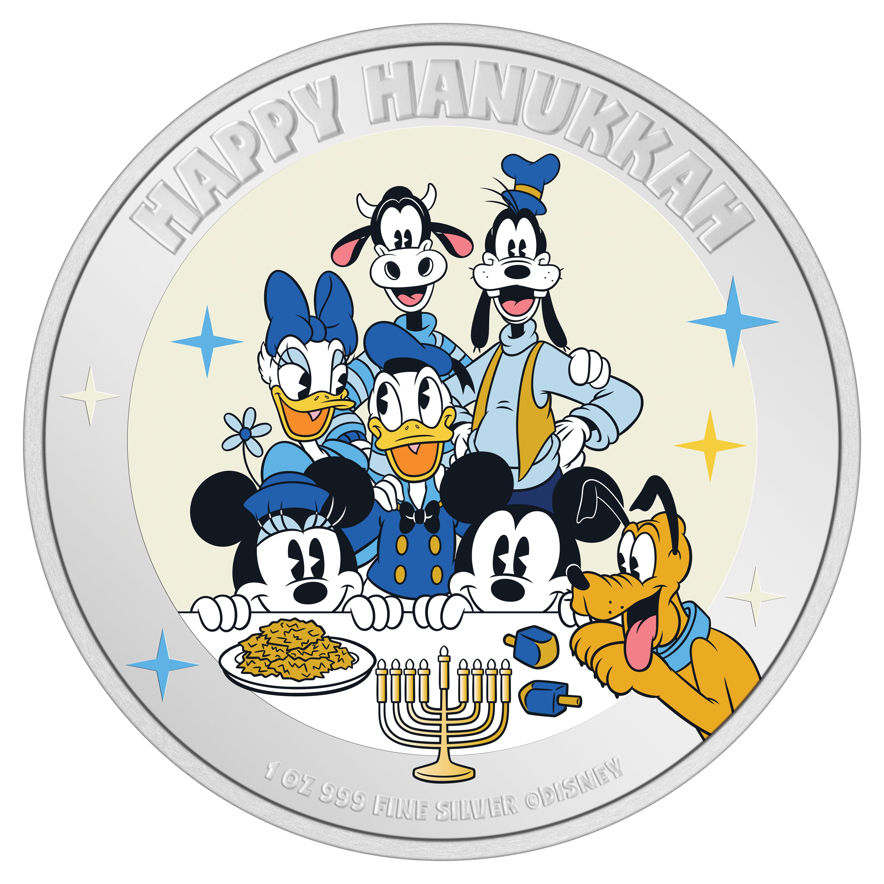 2024 $2 Season's Greetings: Happy Hanukkah - Pure Silver Coin