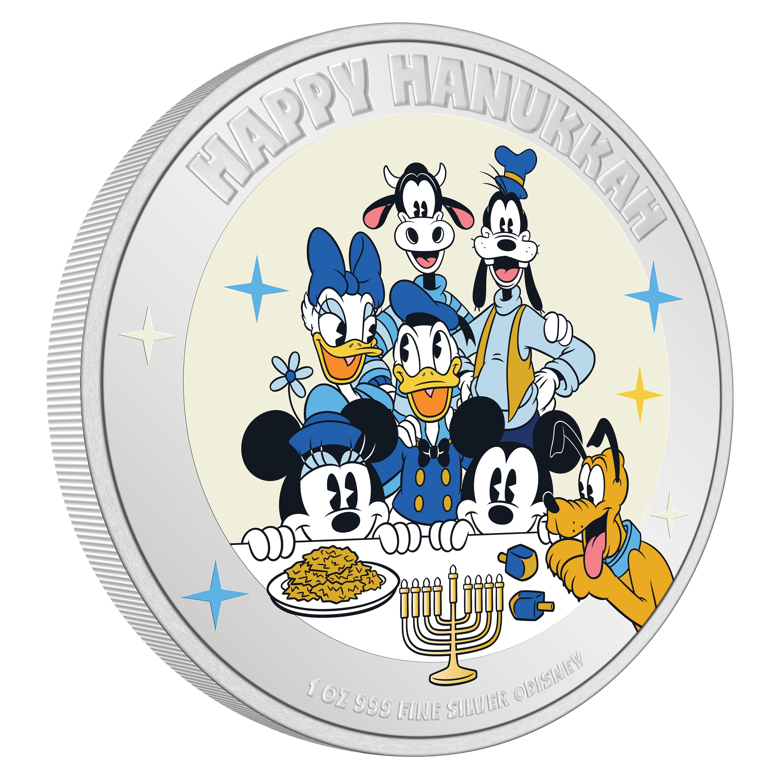 2024 $2 Season's Greetings: Happy Hanukkah - Pure Silver Coin