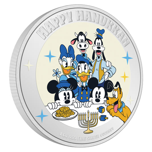 2024 $2 Season's Greetings: Happy Hanukkah - Pure Silver Coin