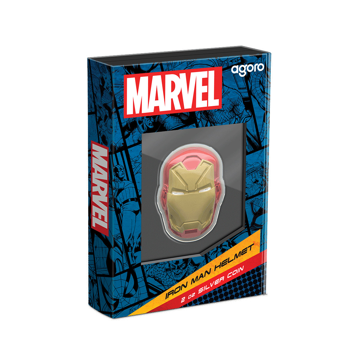 2024 $5 Marvel: Iron Man Helmet - Pure Silver Coin