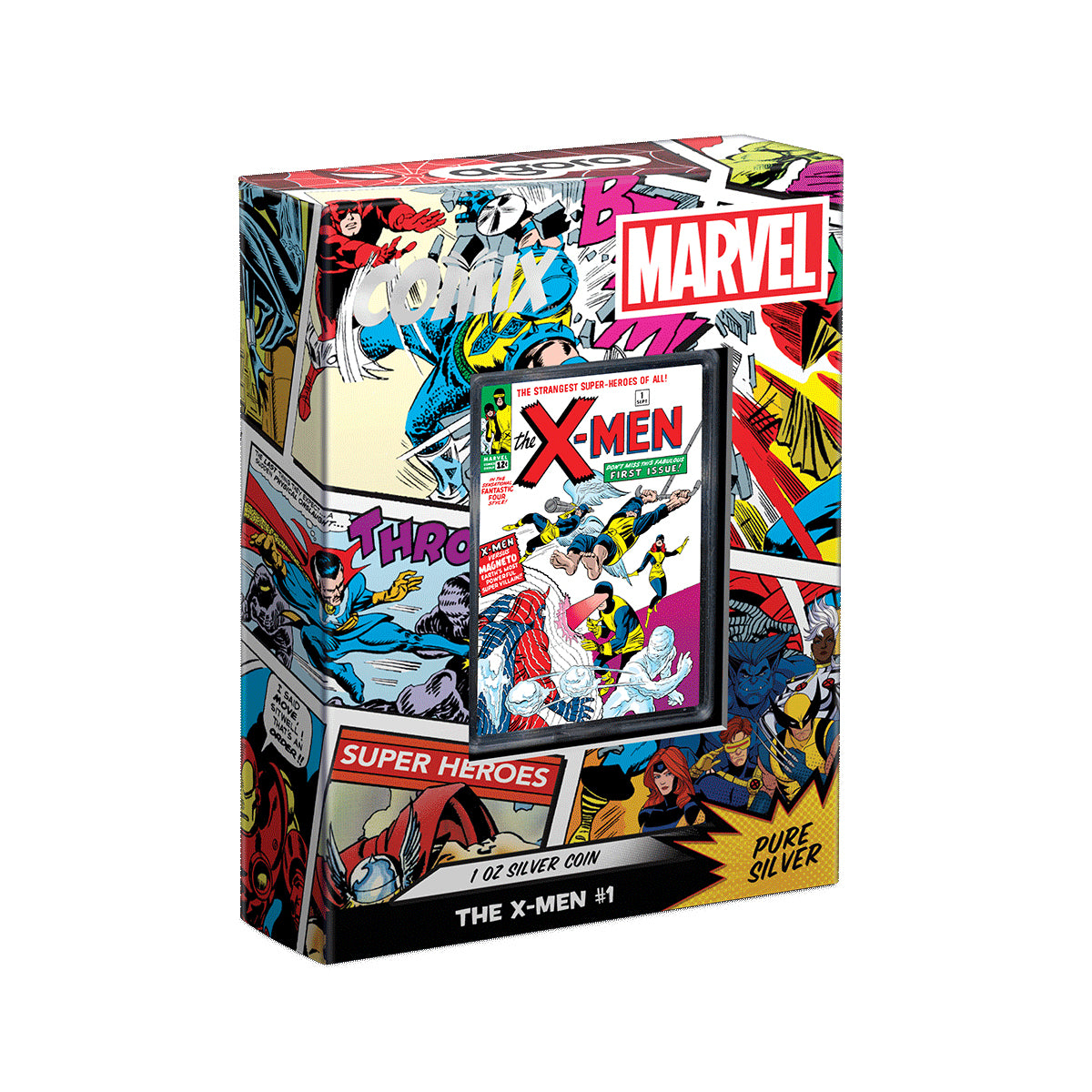 2024 $2 COMIX: Marvel X-Men #1 - Pure Silver Coin