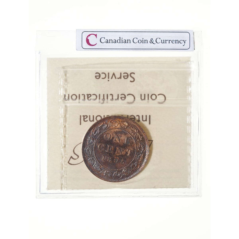 1 cent 1895  ICCS MS-63