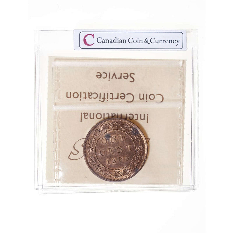 1 cent 1895  ICCS MS-63