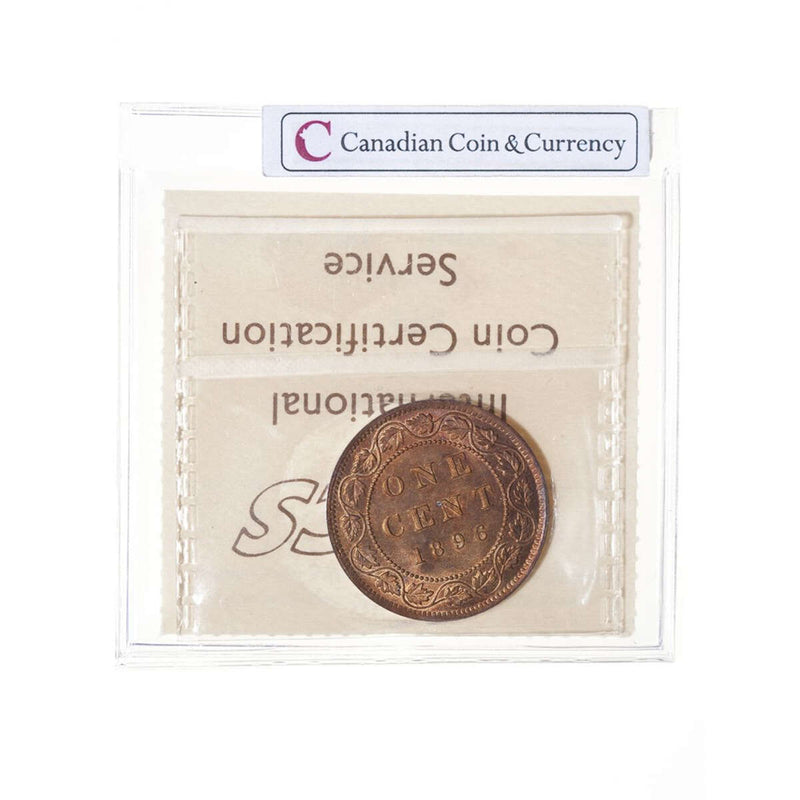 1 cent 1896 Red ICCS MS-64